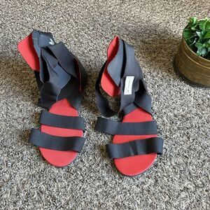 Adidas Mesoa Roman Strappy Sandals Gladiator Size US 7 Gray